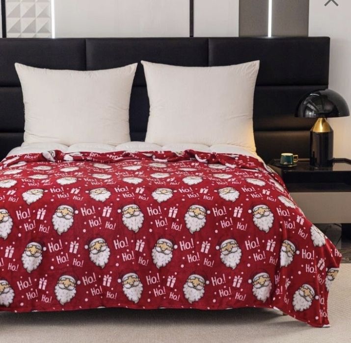 Koc świąteczny 220x200 Cotton World baran KBS-103