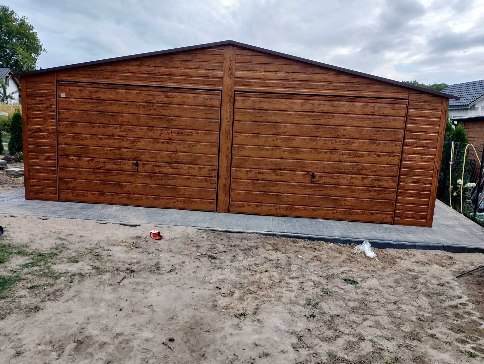 Podwójny Garaż PROMOCYJNA CENA 7x5 konstrukcja ocynk