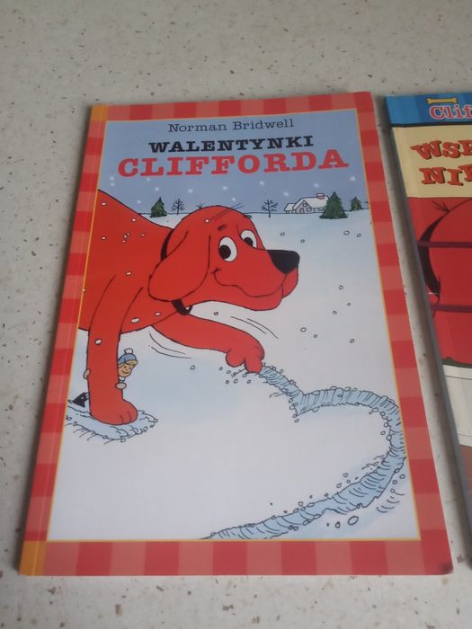 Zestaw książek dla dzieci clifford