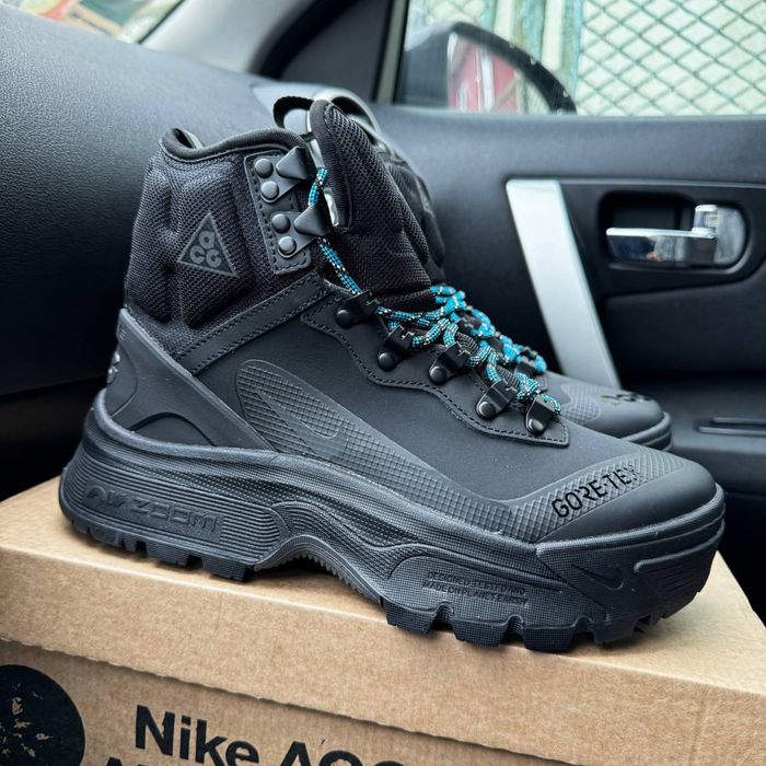 Чоловічі зимові термо кросівки Nike ACG Air Zoom Gaiadome GTX Black