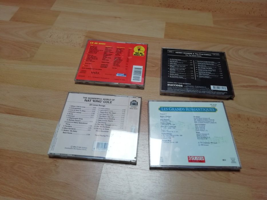 4 CD's de Música Romântica