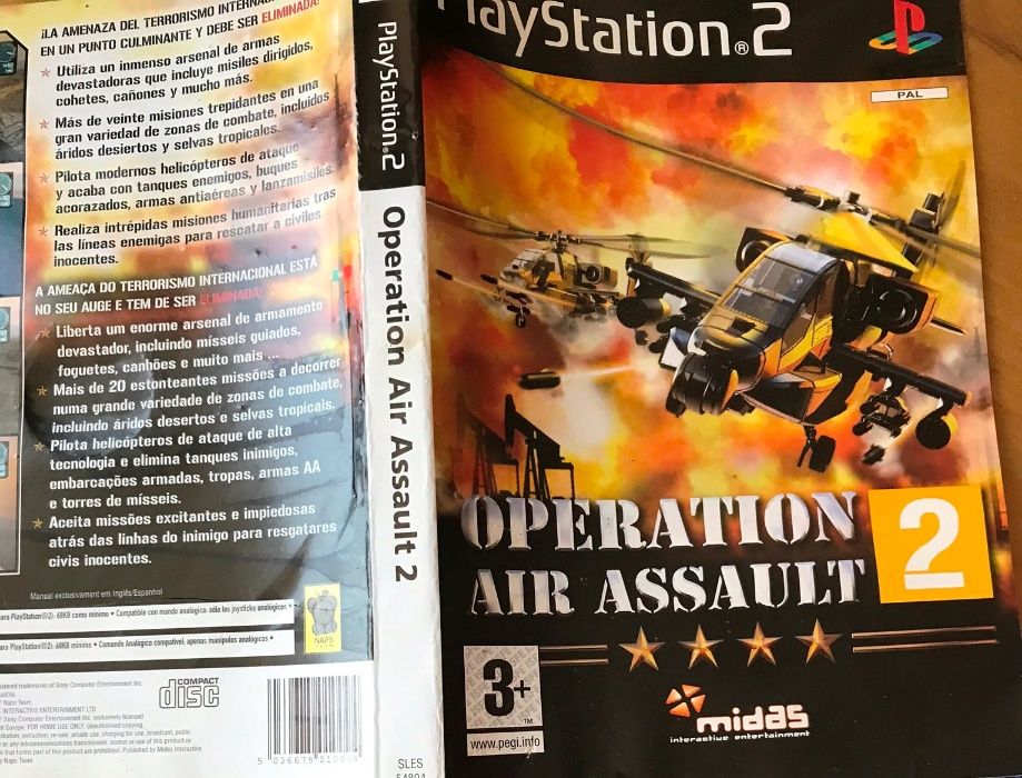 Operation Air Assault 2 - Jogo Helicóptero PS2