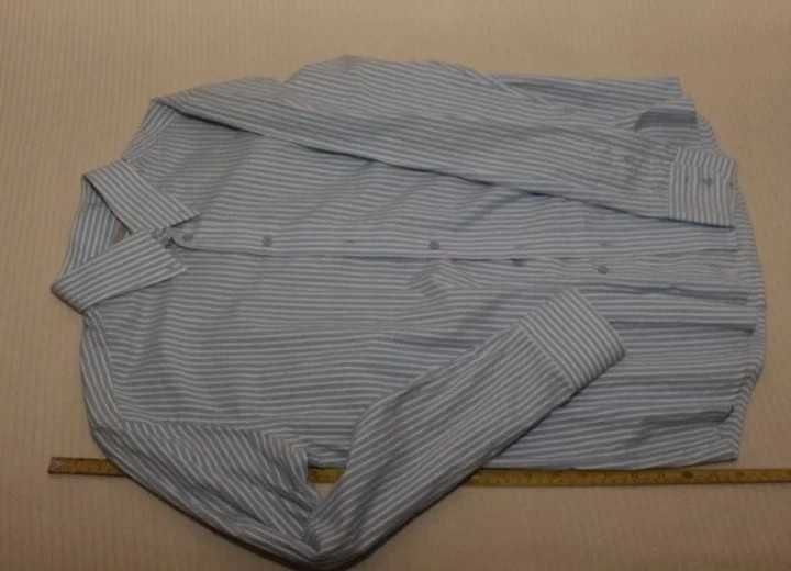 Koszula z długim rękawem męska na długi rękaw top secret w paski 40/41