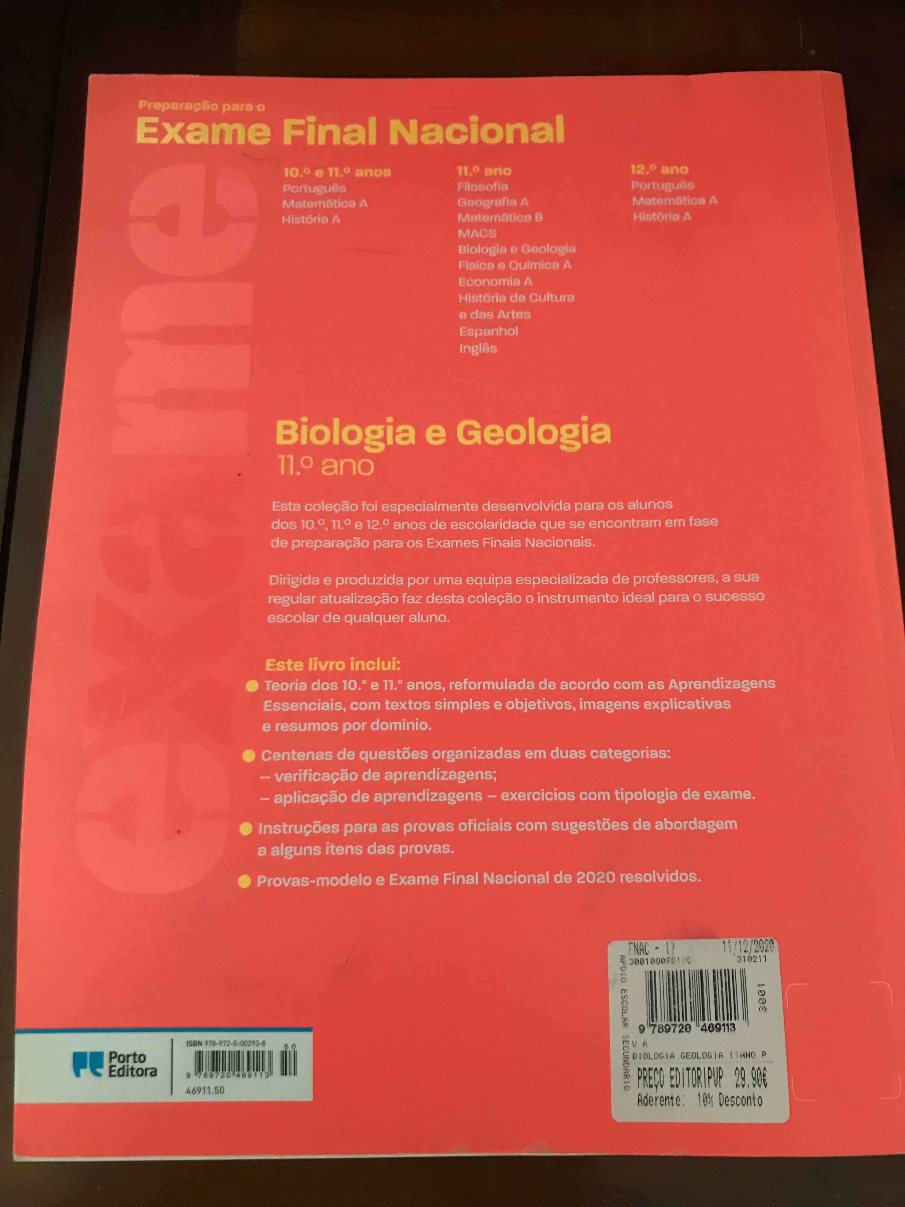 Preparação exame de Biologia e Geologia - 11º ano