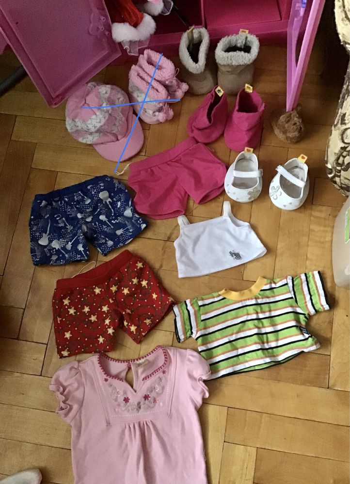 Одяг взуття build a bear м’які іграшки новорічний костюм