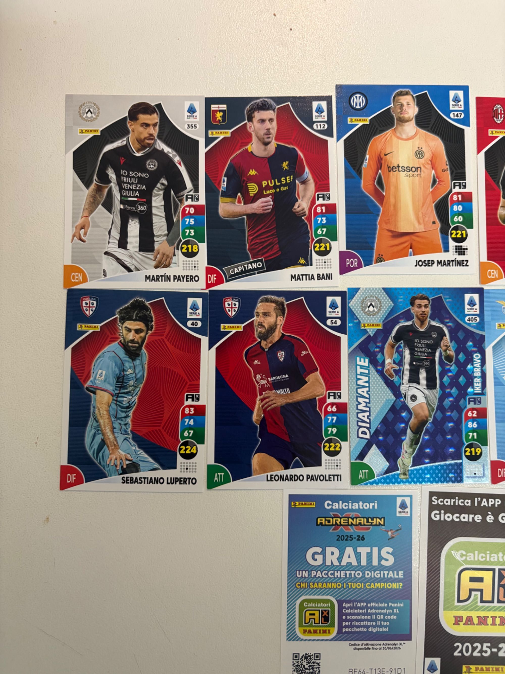 Calciatori Adrenalyn XL 25/26 Panini