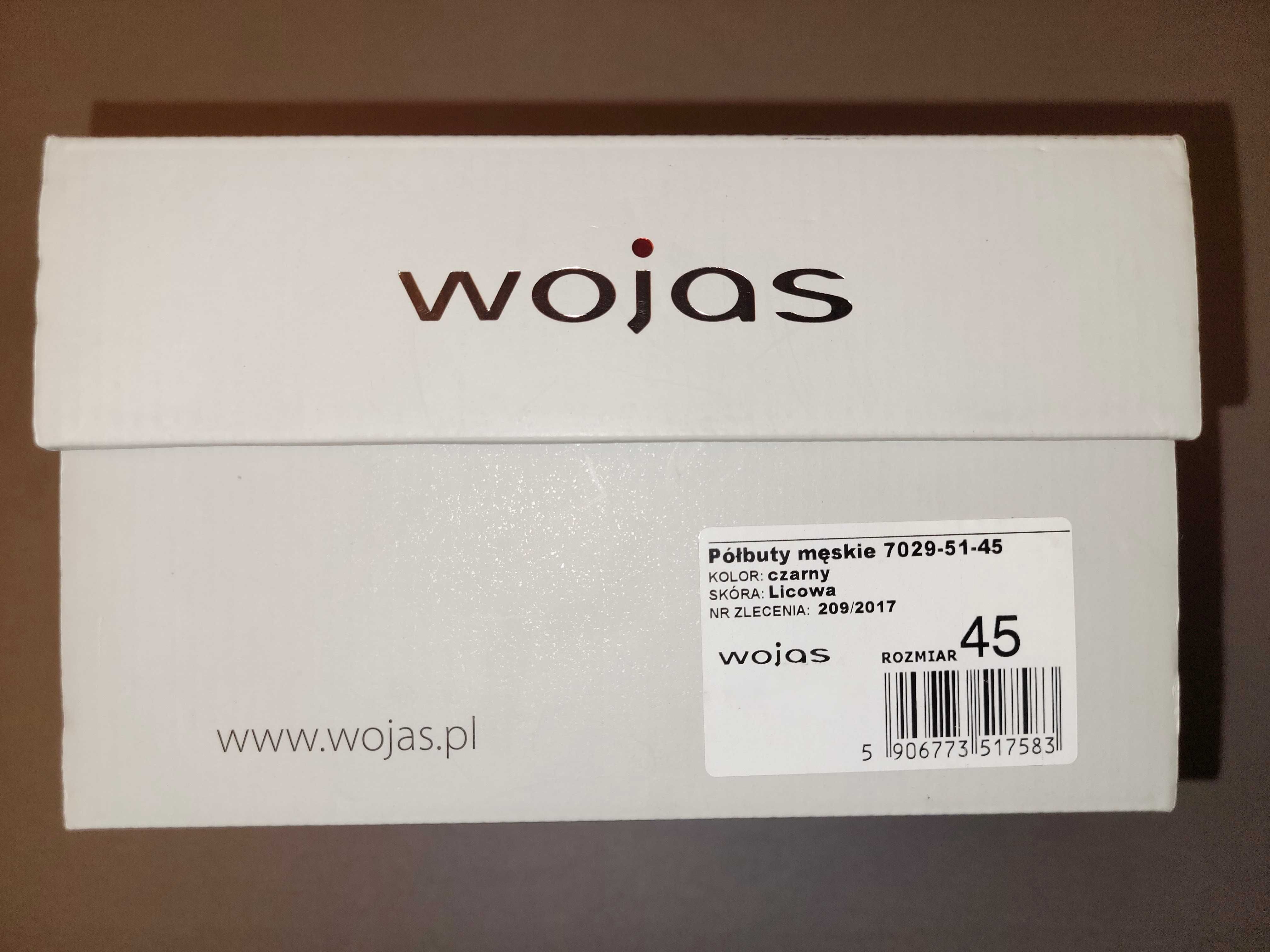 Półbuty Męskie Skórzane Wojas 45