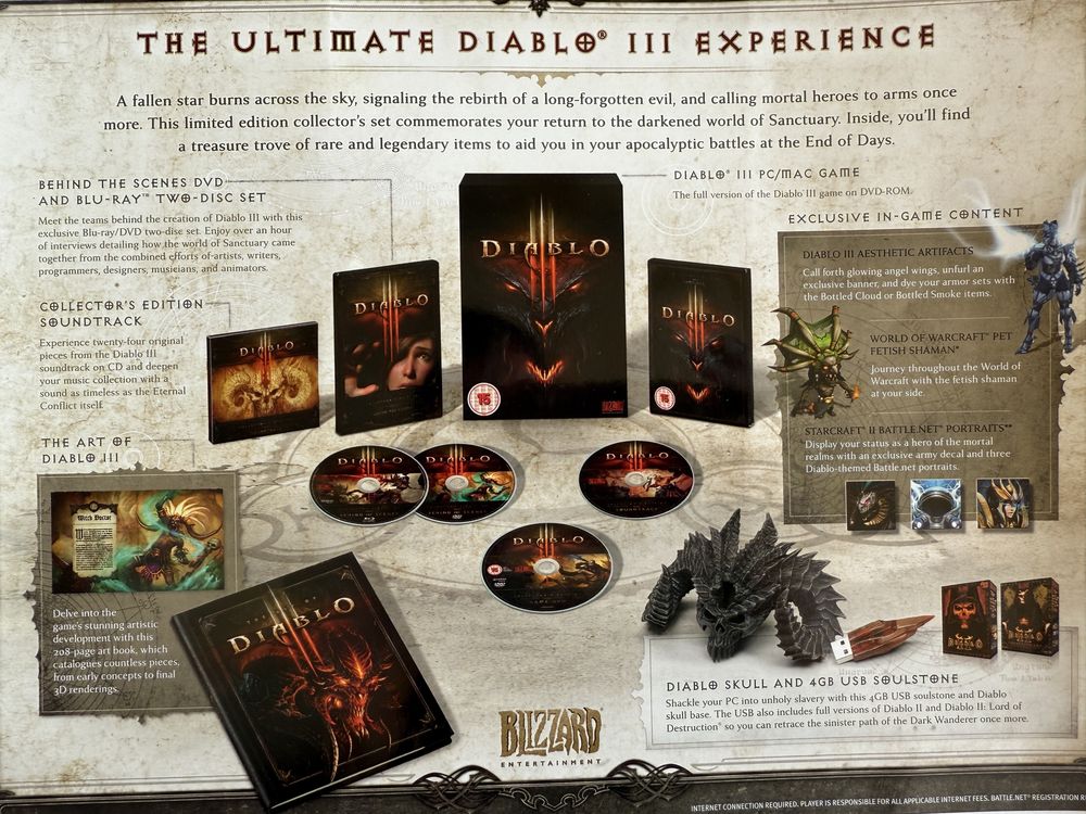 Diablo III Edycja Kolekcjonerska PC Używana bez gry