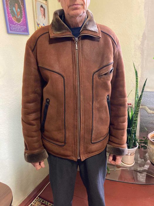 Мужская дубленка чоловіча дублянка