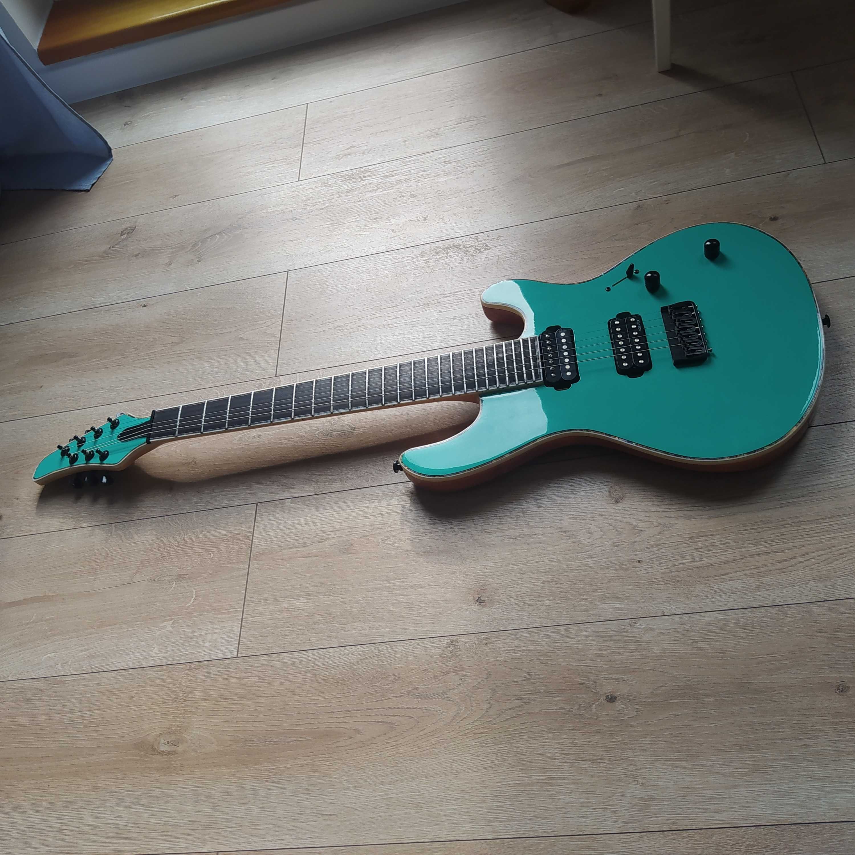 Gitara 7 strunowa siedem elektryczna jak Mayones, Ibanez Schecter Ltd