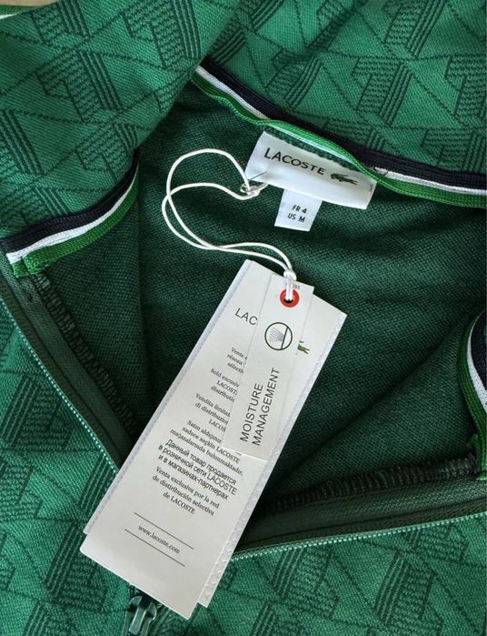 [РОЗПРОДАЖ] зіпка Lacoste Monogram