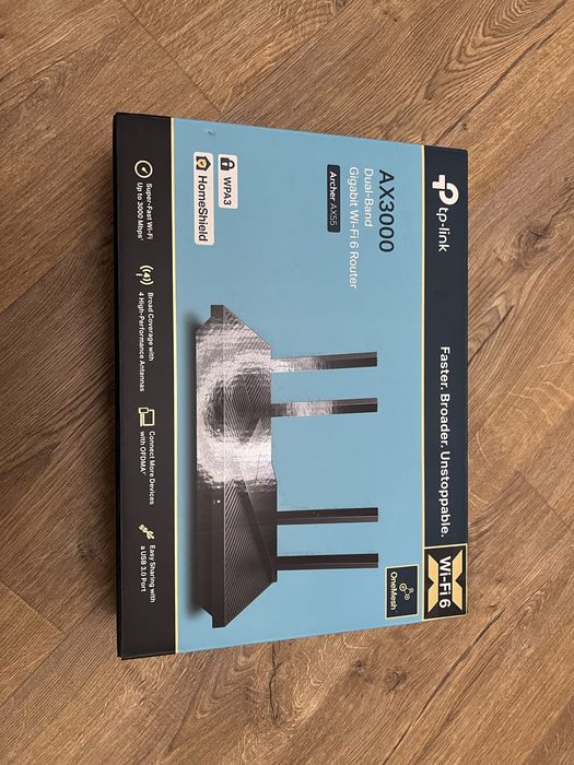 Router tp link ax3000 ax55 wifi 6 nowy