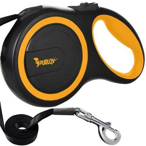 Автоматичний поводок для собак,рулетка 5м/15кг Purlov