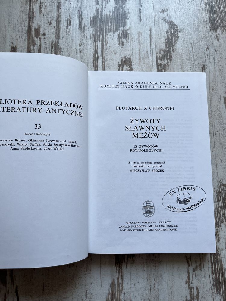 Plutarch - Żywoty sławnych mężów