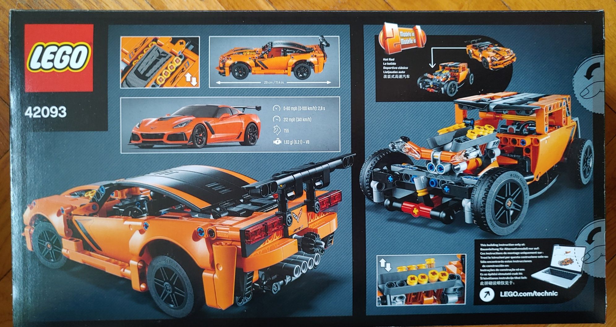 Lego Technic 42093 Chevrolet Corvette ZR1.