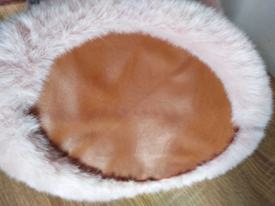 Mala rosa pêlo ótimo estado