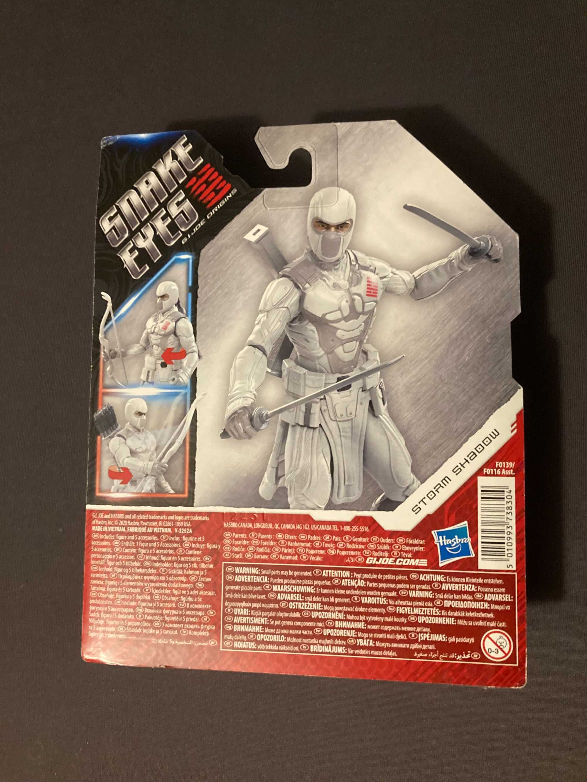 Figurka Snake Eyes G.I. Joe Origins-Storm Shadow