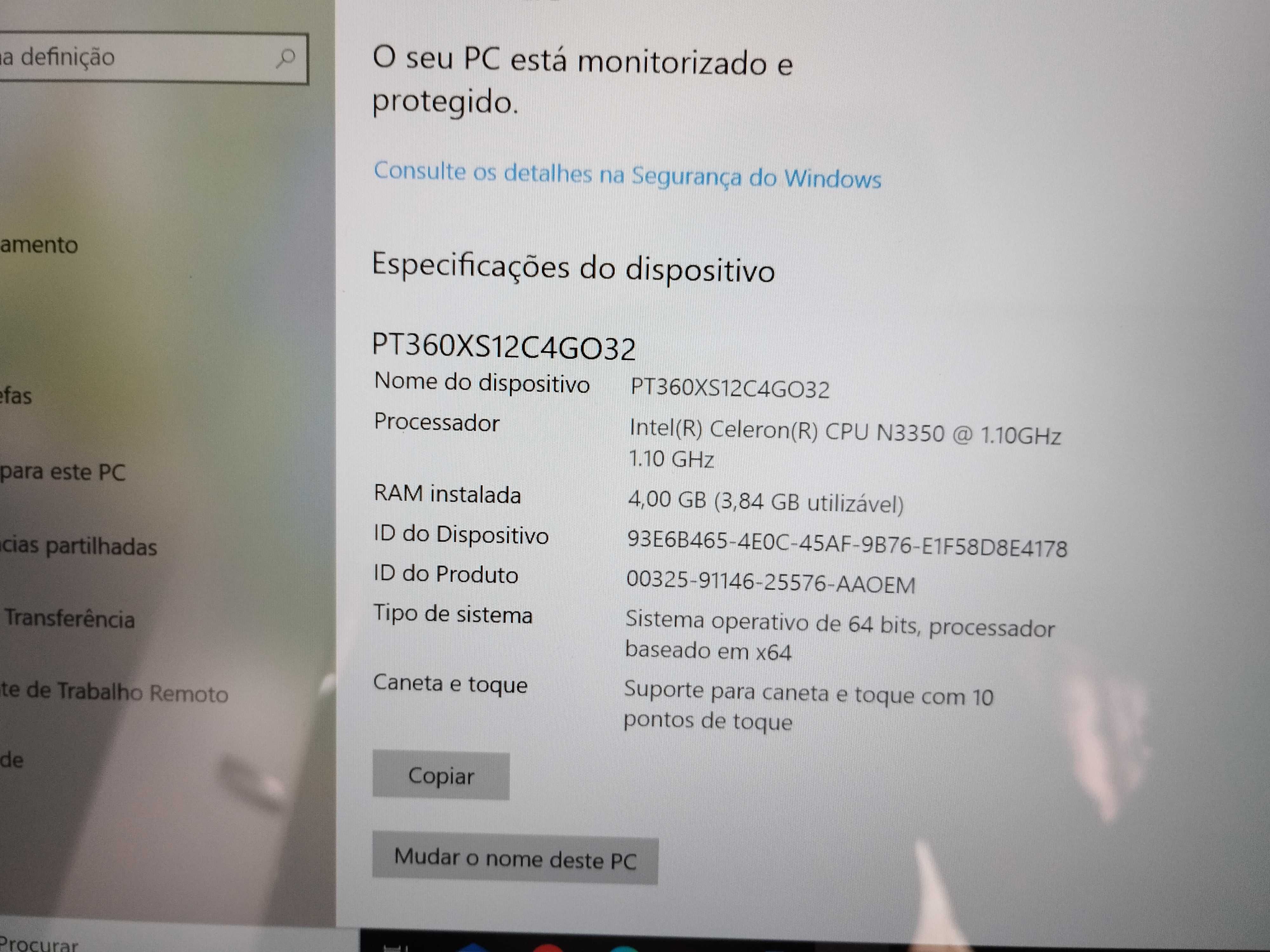 Portátil NEO 360XS 11.6" FullHD Celeron N3350 4GB / 32GB