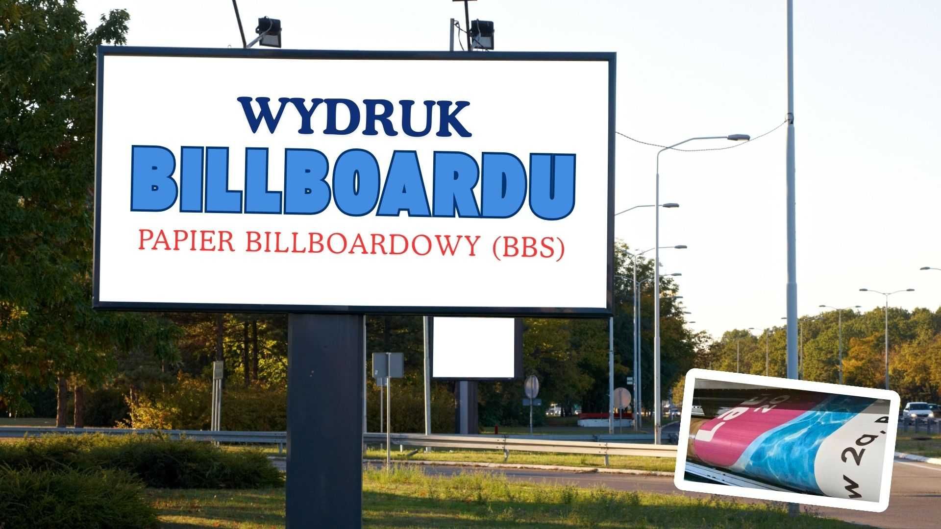 Druk billboardu, Plakat, Papier bilboardowy BlueBack, BBS