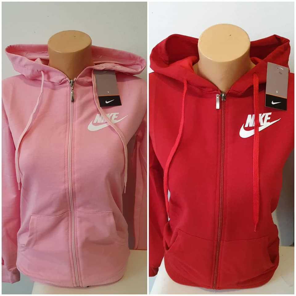 Bluzy damskie na suwak z logo Nike kolory S-XL!!!