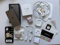 Iphone 11 Pro Max 64 GB + AirPods 2 gen + masa dodatków - Super Zestaw