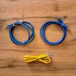 Kabel Ethernet - Patchcord RJ45, kat. 5e UTP  - zestaw 3 kabli