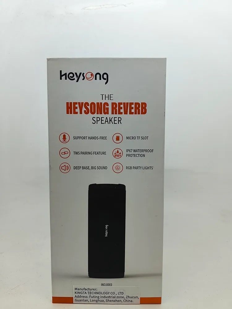 Głośnik HeySong bluetooth speaker portable. Water proof