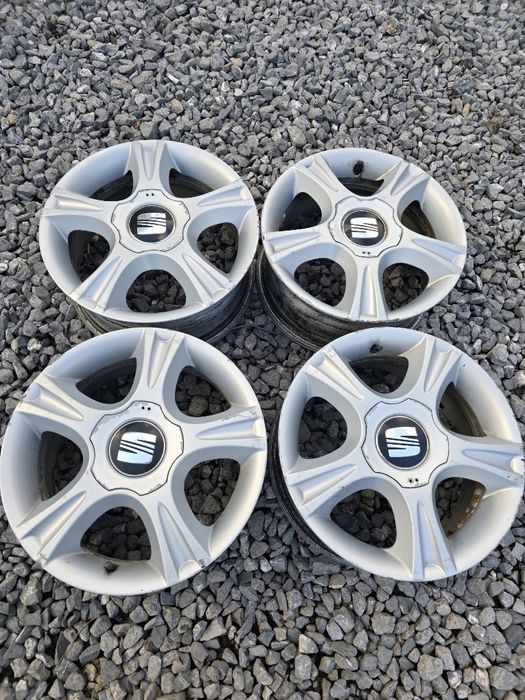 Felgi aluminiowe 5x100 r15 seat skoda vw itp