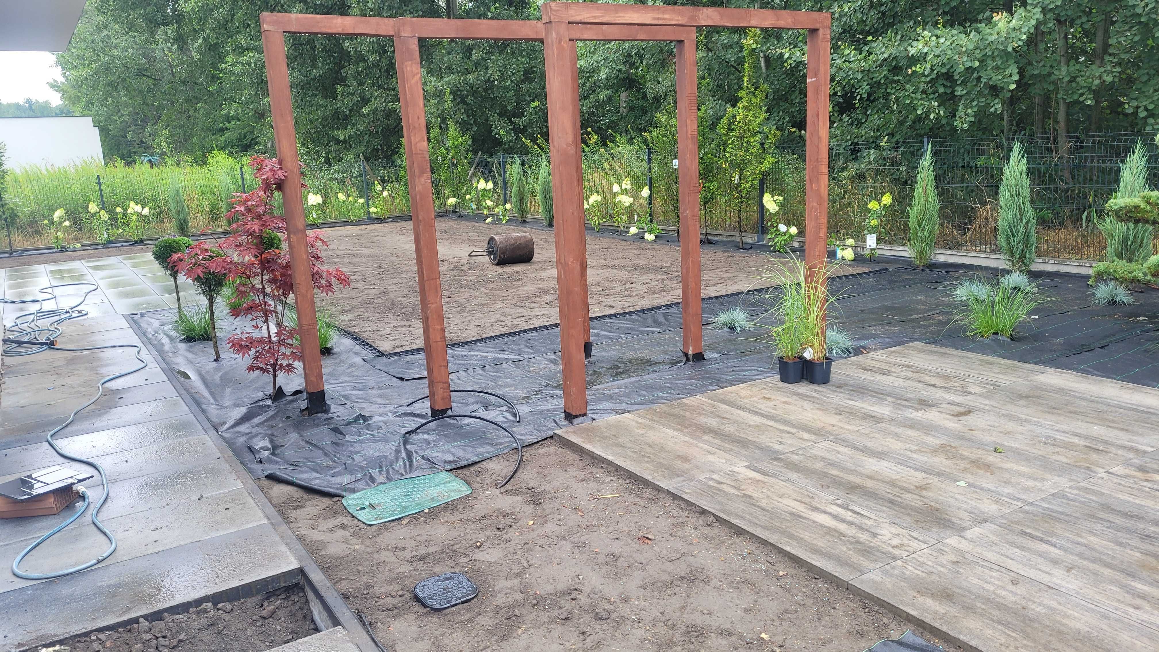 Pielęgnacja ogrodu/zakładanie ogrodu/nawadnianie/ogrodzenie panelowe