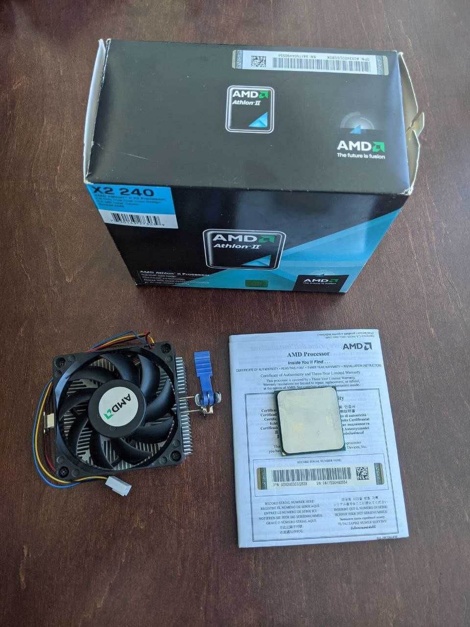Процессор AMD Athlon(tm) II X2 240 Processor 2.80 GHz.