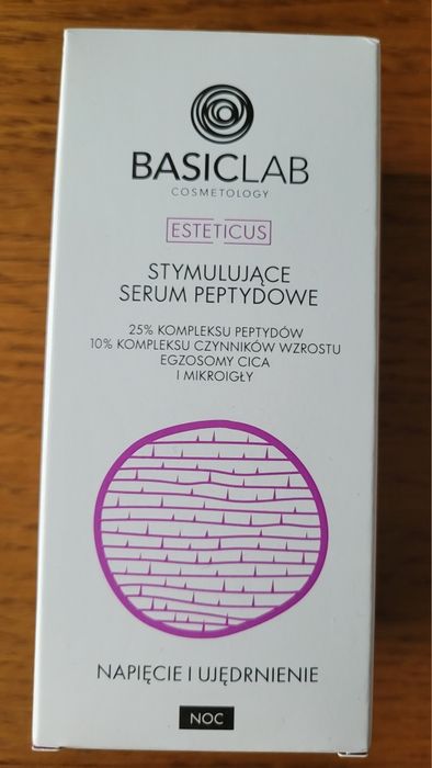 Basiclab serum stymulujące peptydowe cztnniki wzrostu mikroigły nowe