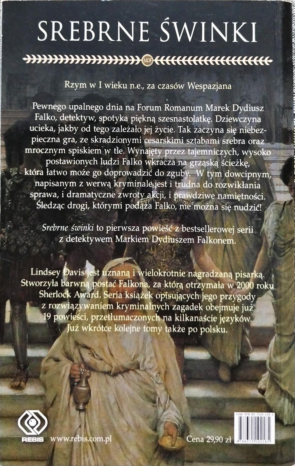 4 książki Lindsey Davis