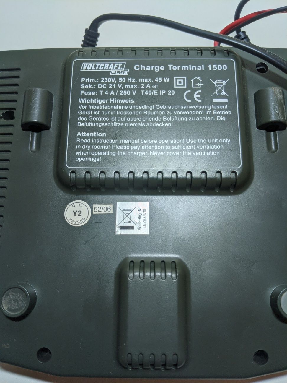 Ładowarka akumulatorowa prostownik 12v Voltcraft Plus Charge Terminal