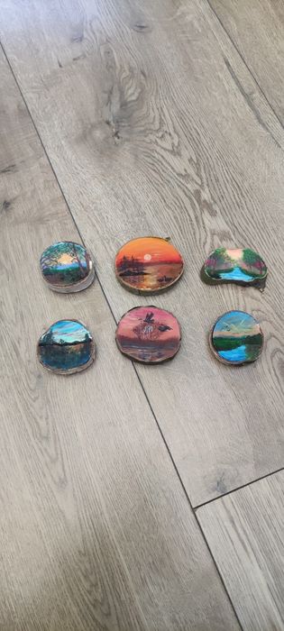 Magnesy ręcznie malowane