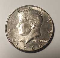 USA Half Dollar Kenedy 1964  (1/2$) - Oryginał