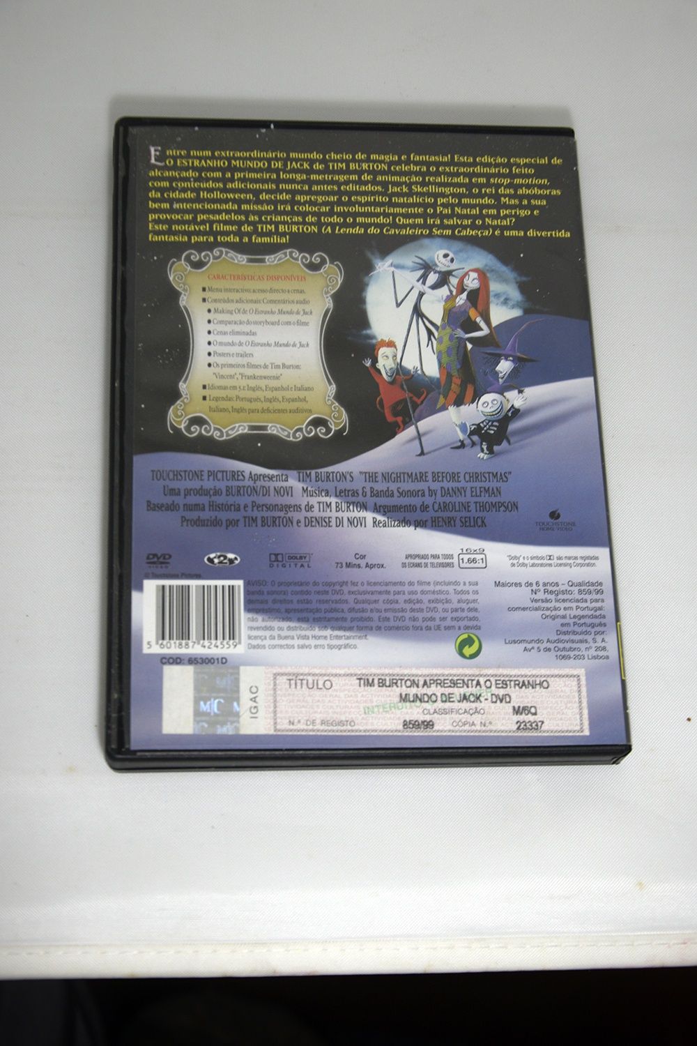 DVD O Estranho Mundo de Jack Edição Especial