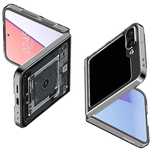 Etui Spigen Airskin na Samsung Galaxy Z Flip 6 - ciemnoszare (wzór Zer