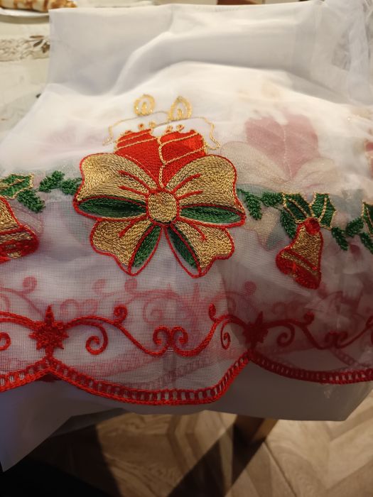 Firanki świąteczne