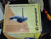 Transmissor de áudio e vídeo sem fios Receptor Sender Stereo 2.4ghz