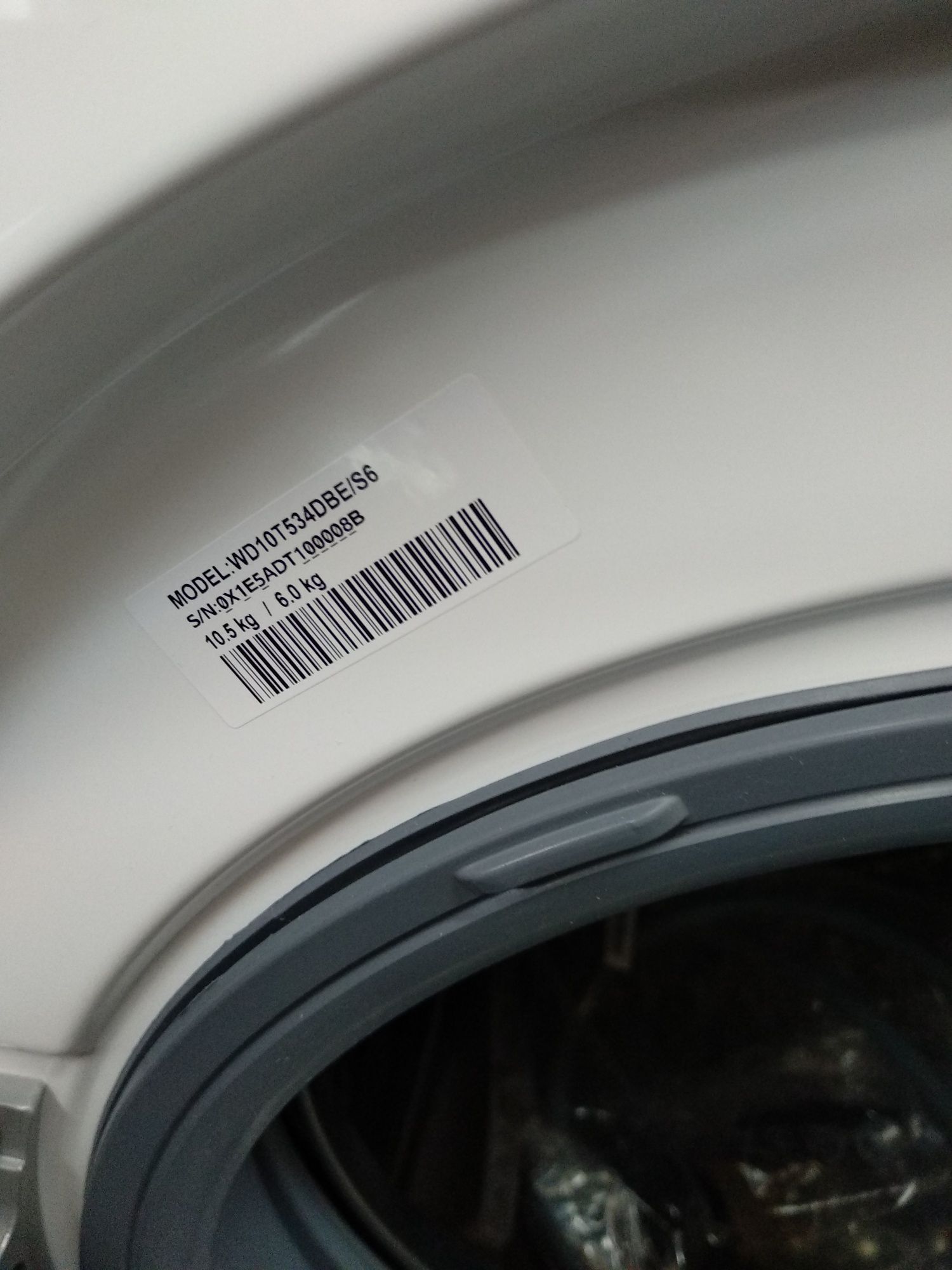 OUTLET Janki ul Wspólna 6 Pralko-suszarka SAMSUNG WD10T534DBE