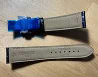 Pasek skórzany czarny do zegarka Tissot 20 mm