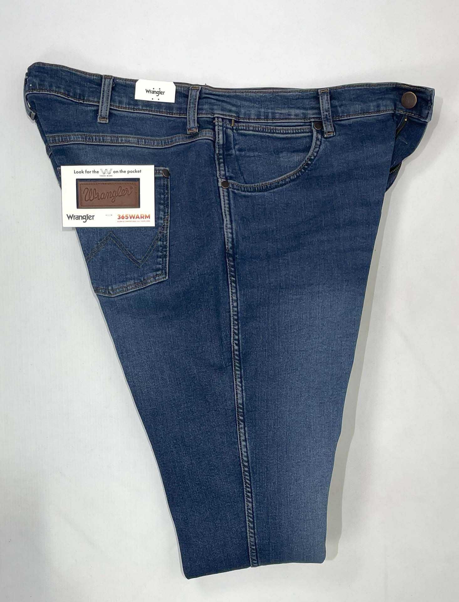 Spodnie męskie jeansy Wrangler Greensboro 803 Dark Trails W38 L32