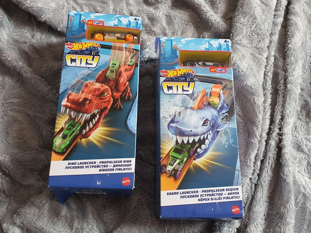 Oferta Dnia okazja 2xSamochodzik Hot wheels z wyrzutnia 2 w cenie 1