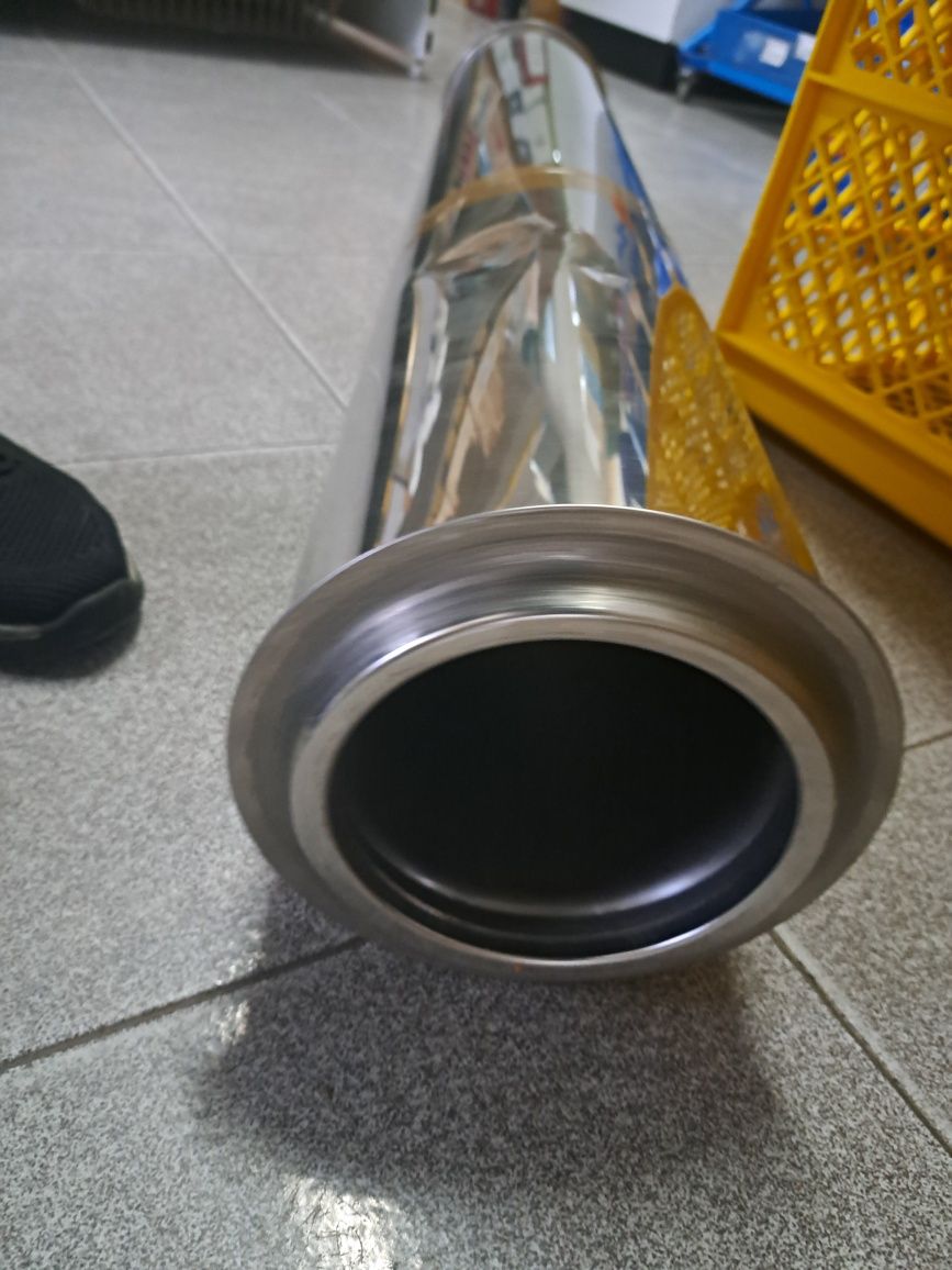 Tubo duplo  extração fumos