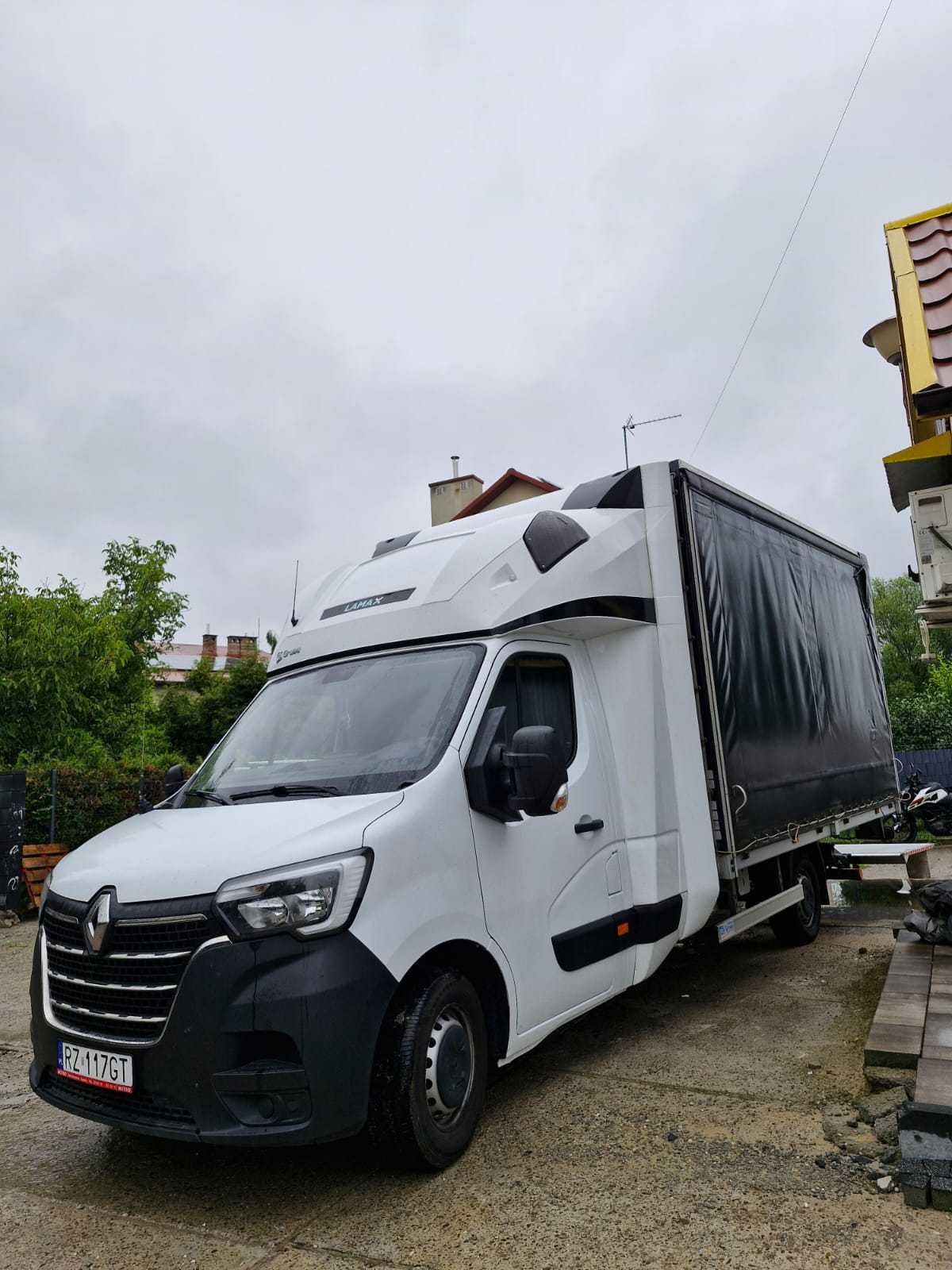 Renault Master wynajem auta dostawcze bus Plandeka 10 ep + winda