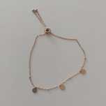 pulseira prata dourada