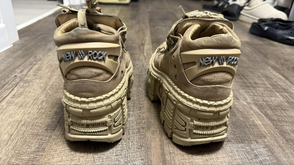 Кросівки з нобуку New Rock SOFTY SAFARI TANK Casco Cuerda