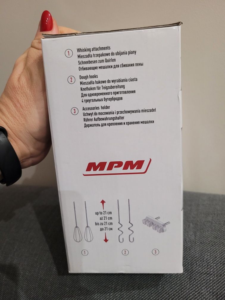 MPM -BMR-01  mikser ręczny 400W na prezent