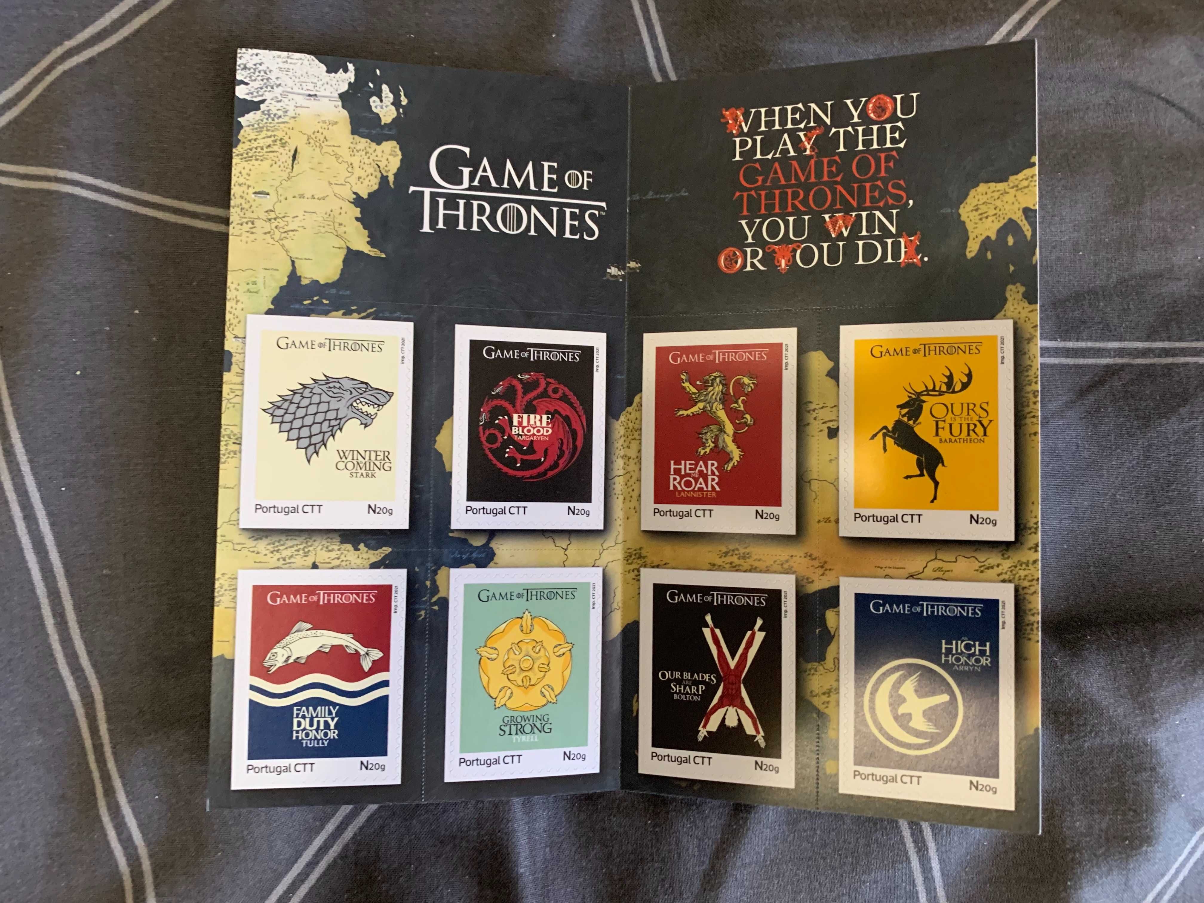 Booklet Game of Thrones - CTT Filatelia