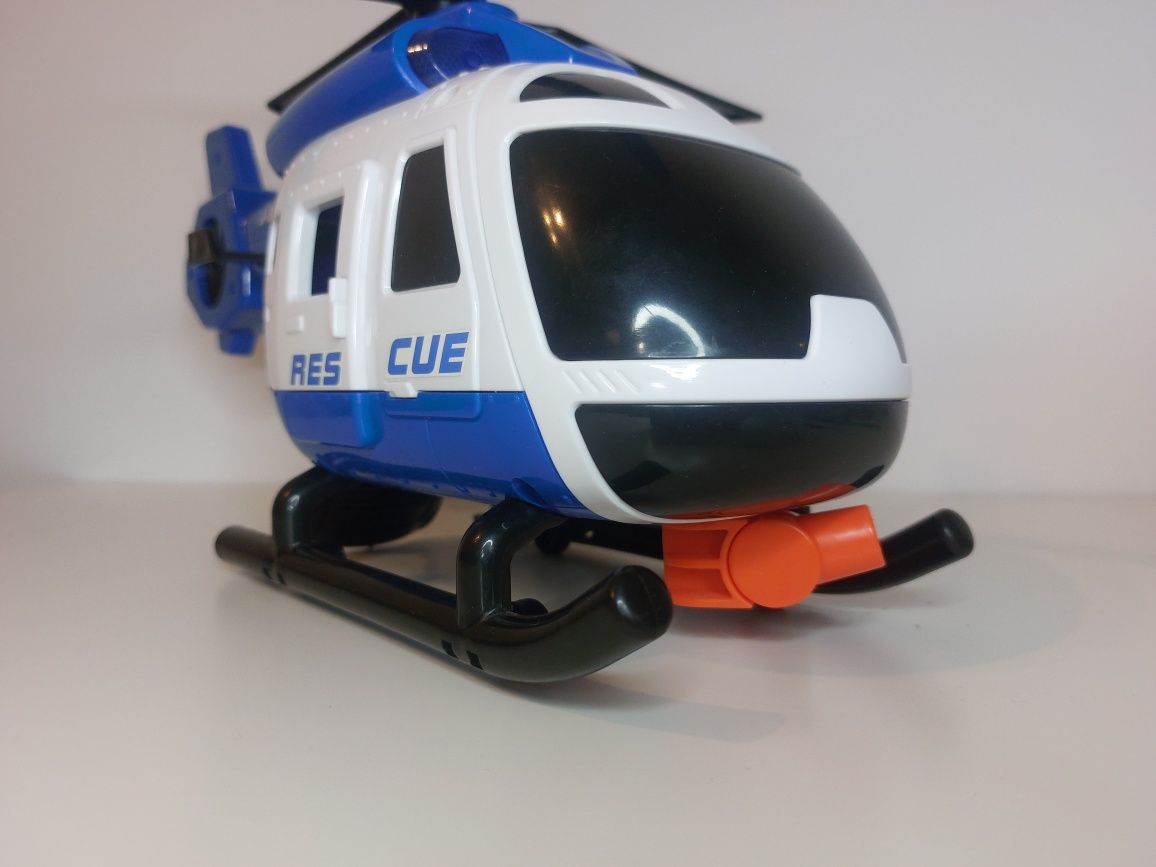 Helikopter flota miejska pojazd z dźwiękiem i ruchomym śmigłem